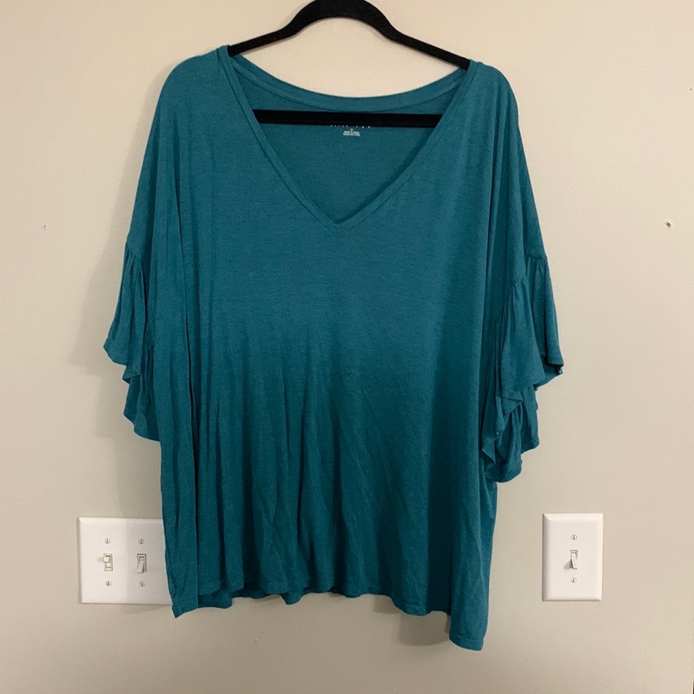 Flowy Blue Blouse